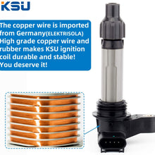 KSU Compatible With Ignition Coil Pack for Buick Enclave Cadillac SRX STS ATS CTS Chevy Malibu Impala Traverse Pontiac Saab Saturn Camaro Outlook Suzuki GN10494 D515C UF569 C1555(1 Pack)