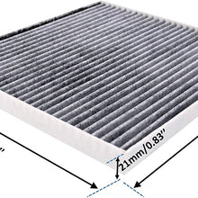 Cabin Air Filter for 4Runner/Celica/FJ Cruiser/Prius/Sienna,Legacy/Outback/Tribeca,Replace CP846,CF9846A