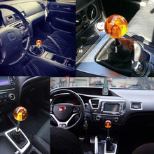RASTP Dragon Ball Z Star Manual Gear Stick Shift Knob Universal Gear Shifter Knobs with Adapter Fits Most Car(4 Star)