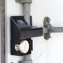 Padlock Guard, Hardened Steel, Blk, 9"L