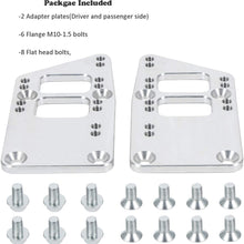 for LS Engine Motor Mount Adapter Plate Universal Swap Bracket Small Block Conversion Adjustable LS1 LS3 LS2 LQ4 LQ9 LS6 L92 L99 L33 LR4, Chevy SBC BBC V8 GMBillet 551628