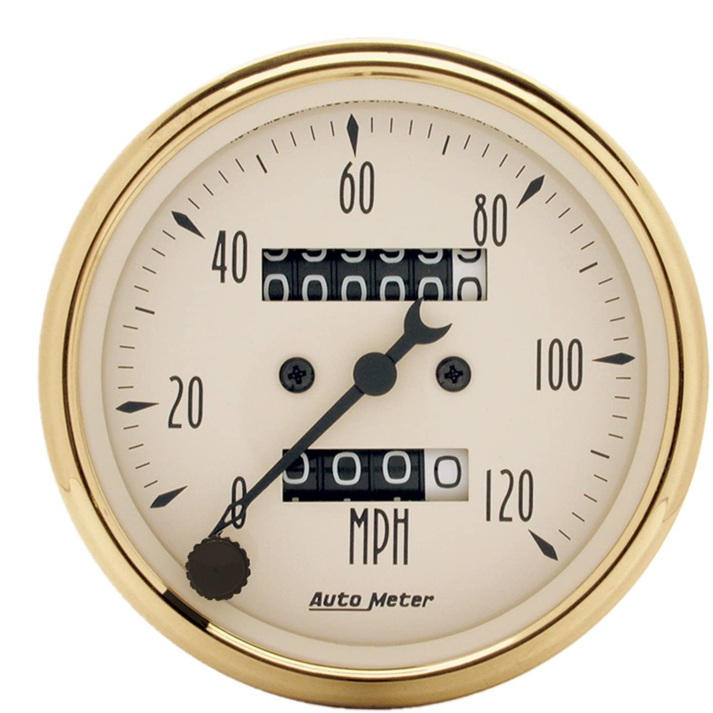 AUTO METER 1593 Golden Oldies Mechanical Speedometer,3.125 in.