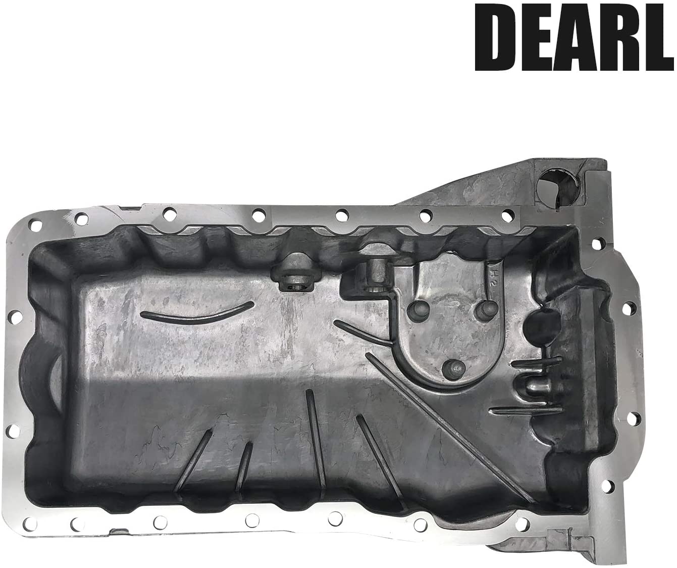 Engine Oil Pan W/Drain Plug Fits L4 1.8L 00-06 TT / 99-05 Beetle / 00-06 Golf / 02-05 Jetta (00 01 02 03 04 05 06 11 12 2000 2001 2002 2003 2004 2005 2006 2011 2012) Oil Pans For Changing Oil