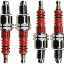 WOOSTAR A7TC Spark Plug 3 Electrode Replacement for 50cc 70cc 90cc 110cc 125cc Scooter Dirt Pocket Bike ATV Moped Quad