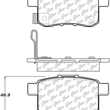 Centric (105.13360) Posi Quiet Brake Pad, Ceramic