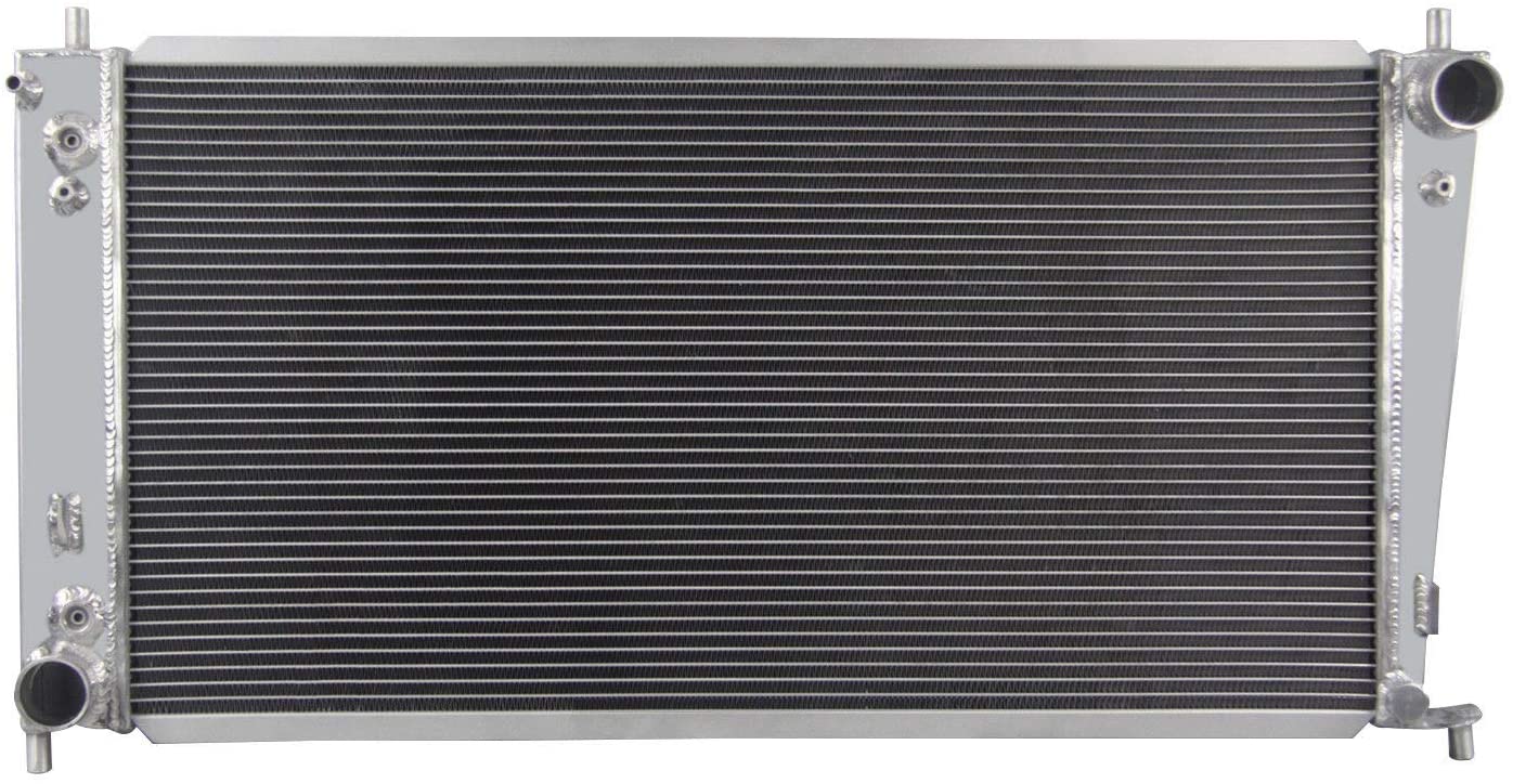 ALLOYWORKS 3 Row All Aluminum Radiator For 1999-2010 Ford Expedition Lobo F-150 F-250 F-350 Lincoln Blackwood Navigator 4.2L 4.6L 5.4L V6 V8 GAS