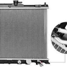 Radiator with Oil Cooler Compatible with 02-06 Honda CR-V EX, LX / 2003 Honda CR-V Base/Element DX / 2004-2006 Honda Element EX, LX/Honda CR-V EX-L, SE(Excl 2004 Honda CR-V EX-L, SE) L4 2.4L