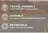 RV Patio Mat: 9x18 Extra-Wide Desert Sands Beige RV Mat (Bag and Stakes)
