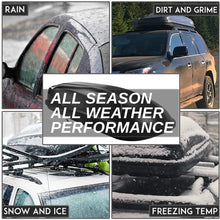 DNA Motoring PT-ZTL-8096-BK Pair Aluminum Roof Rail Cross Bars+Cargo Box Baggage Carrier w/Lock+Keys