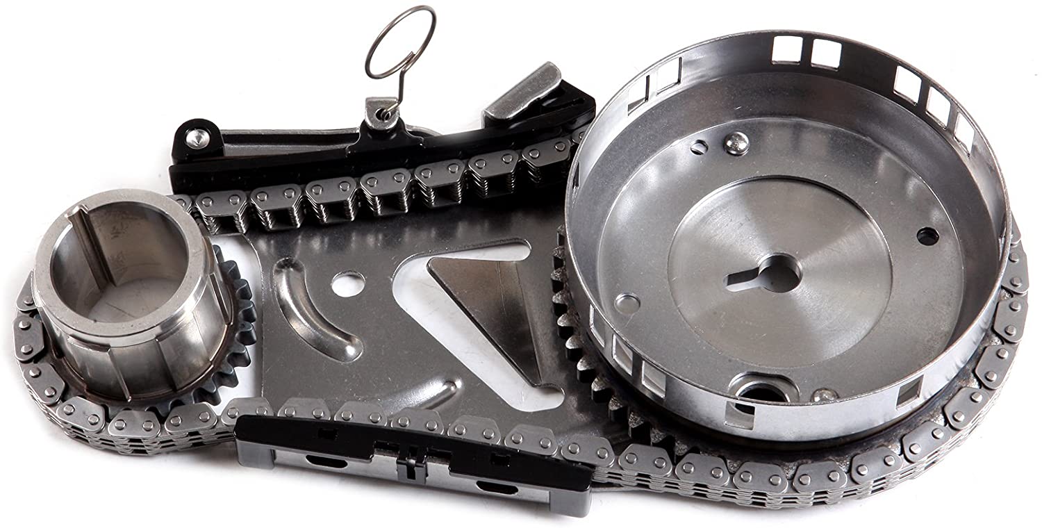 SCITOO TK1160 Timing Chain Kit Tensioner Cam Sprockets Crank Sprocket fits for 03-10 Jeep for Chrysler Dodge 5.7L 6.1L OHV HEMI