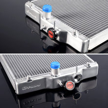 3 Row 52MM Full Aluminum Radiator Racing Radiator Stop Leak Compatible For HONDA CIVIC EK EG B18C B16A DOHC IN/OUT 32MM 1992-2000