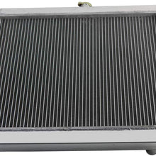 ALLOYWORKS Full Aluminum Radiator For 1984-1995 Toyota Pickup 2.4L L4 Gas Diesel / 4Runner