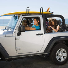 Goplus Kayak Carrier Universal 2 Pair J- Shape Rack Canoe Boat Surf Ski Roof Top Mounted on Car SUV Truck Van