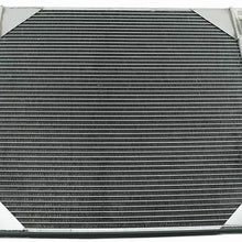 OzCoolingParts 07-17 Jeep Wrangler JK Radiator, 3 Row Core Aluminum Radiator for 2007-2017 08 09 10 11 12 13 14 15 16 Jeep Wrangler JK 3.6 3.8L V6