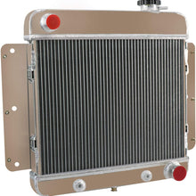 OzCoolingParts 4 Row Core All Aluminum Radiator for 1962-1967 63 64 65 66 Chevy II, Nova Inline w/ V8 Conversion