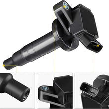 DWVO Ignition Coil Pack Compatible with 2000-2008 Toyota Celica Corolla Matrix MR2 Spyder - 2000-2002 Chevrolet Chevy Prizm - 2003-2008 Pontiac Vibe 1.8L L4 - Set of 4