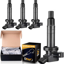 DWVO Ignition Coil Pack Compatible with 2000-2008 Toyota Celica Corolla Matrix MR2 Spyder - 2000-2002 Chevrolet Chevy Prizm - 2003-2008 Pontiac Vibe 1.8L L4 - Set of 4