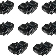 A-Premium Ignition Coils Pack Replacement for Mercedes-Benz CL500 CLK430 CLS500 E500 G55 AMG ML500 S430 SL500 SLK55 AMG 8-PC Set