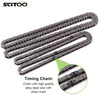 SCITOO 94201S Timing Chain Kit Tensioner Guide Rail Crank Sprocket Shaft Sprocket fits for Chevrolet Malibu 8-13 Equinox 10-15 Buick L4 2.0L 2.2L 2.4L