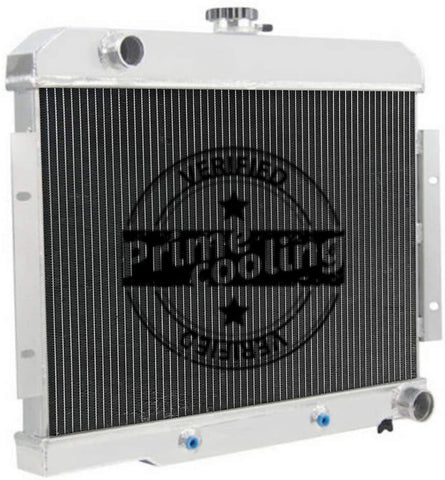 Primecooling 3 Row Aluminum Radiator for Jeep CJ Series CJ 5 6 7 w/Chevy GM Conversion V8 SWAP