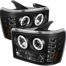 Spyder Auto PRO-YD-GS07-CCFL-BK GMC Sierra 1500/2500/3500/GMC Sierra Denali Black CCFL LED Projector Headlight