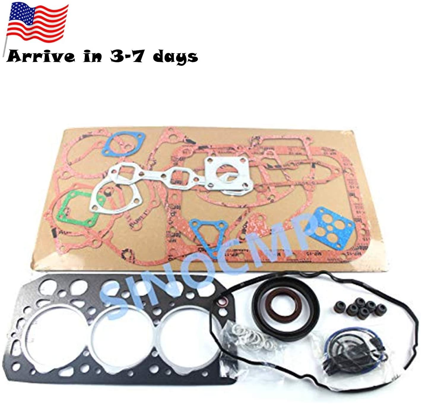 SINOCMP S3L S3L2 Engine Overhaul Gasket Kit for Diesel Machines AG-31B01 Mitsubishi Engine Excavator Parts, 3 Month Warranty