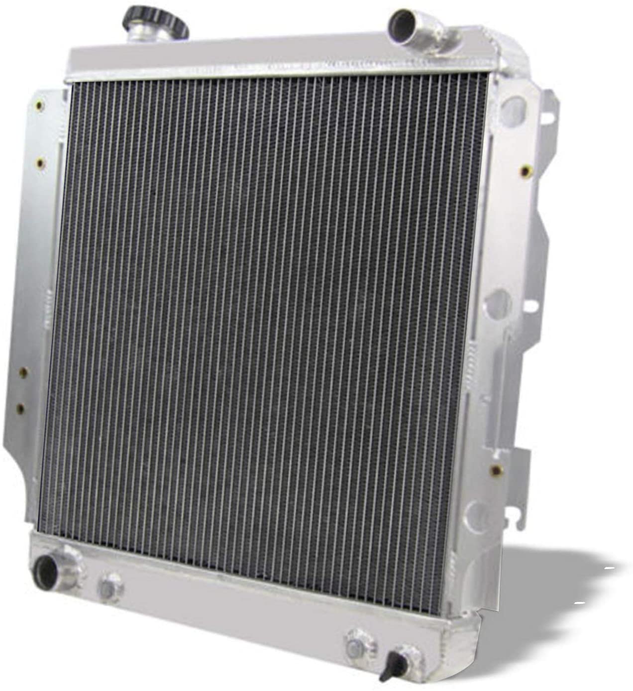 Primecooling 3 Row Core Aluminum Radiator for 1987-2006 Jeep Wrangler (CC2101 &DPI1682)