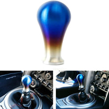 iJDMTOY JDM Burnt Titanium Finish Universal Fit Tear Drop Shift Knob, Compatible With Most Car 6-Speed, 5-Speed, 4-Speed Manual or Automatic, etc