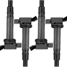 SCITOO 100% New 4pcs Ignition Coil Set Compatible with Scio-n/Lexu-s/Toyot-a 2003-2010 Automobiles Fit for OE: UF495 5C1419