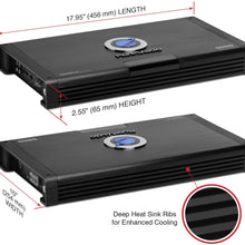 Planet Audio AC5000.1D Class D Car Amplifier - 5000 Watts Max Power, 1 Ohm Stable, Monoblock, Mosfet Power Supply, Remote Subwoofer Control