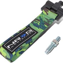 TOW-175CM1 Front Bumper Tow Hook Strap Belt Replacement for Ford Escape Fusion 13-20/Mustang 15-19