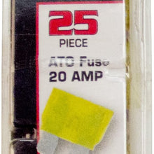 Hardware Machinery 68162 ATO Fuse 20-Amp, 25-Piece