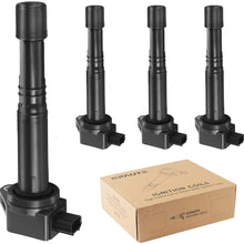 NPAUTO Ignition Coil Compatible with 2008-12 Honda Accord, 2012-2015 Si CR-V Crosstour, Acura ILX L4 2.4L, Pack of 4