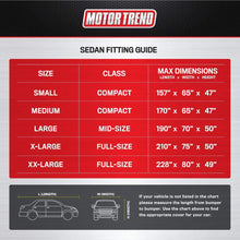 Motor Trend M5-CC-3 L (7-Series Defender Pro-Waterproof Car Cover for All Weather-Snow, Wind, Rain & Sun-Ultra Heavy Multiple Layers-Fits Up to 190")