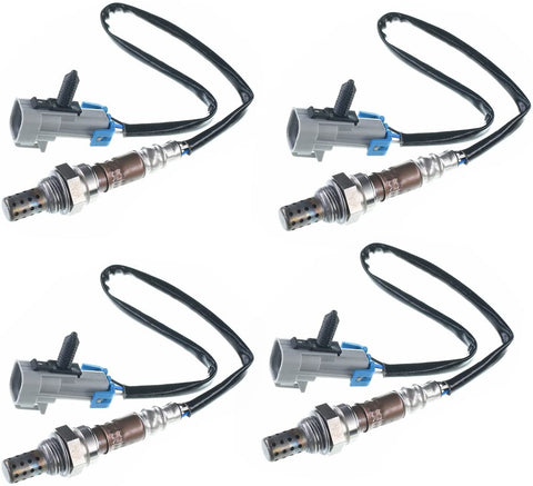 A-Premium O2 Oxygen Sensor Replacement for Chevrolet Silverado 1500 Tahoe GMC Sierra 1500 03-05 Yukon Yukon XL 1500 03-04 Cadillac Escalade 5.3L 4-PC Set