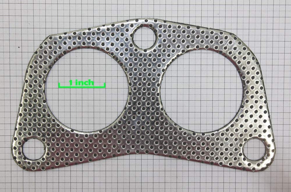 90-01 ACURA INTEGRA HEADER GASKET 4-2-1 2PC DOWNPIPE B18 B18B B18C B20 LS GSR