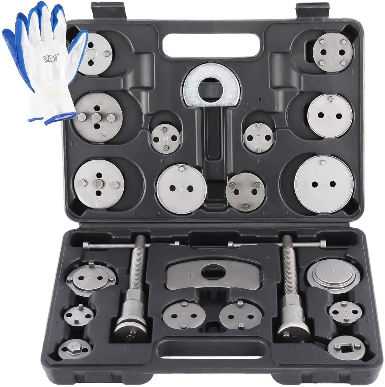 8MILELAKE 22pcs Disc Brake Caliper Wind Back Tool Kit