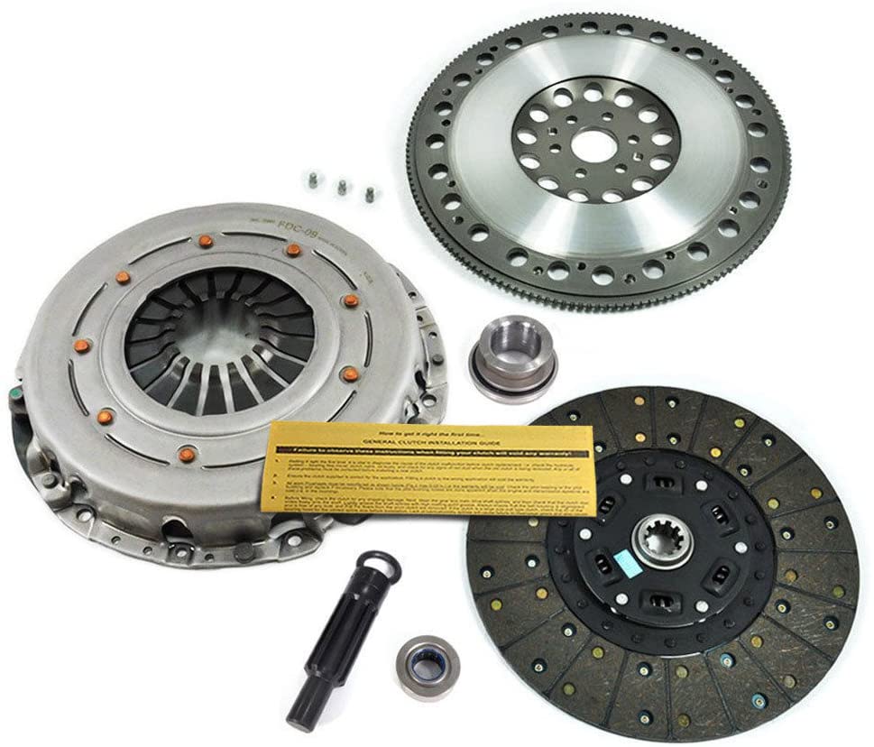 EFT HD CLUTCH KIT & FORGED RACE FLYWHEEL FOR 96-04 FORD MUSTANG GT V8 281cu 6-BOLT