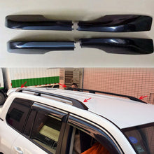 HIGH FLYING 4PCS Black Roof Rails Rack End Cap Protection Cover Shell for Toyota Land Cruiser LC200 J200 2008-2018