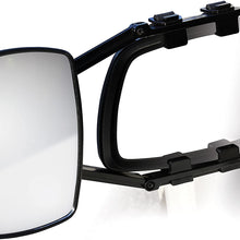 Camco 25653 Universal Clamp-On Towing Mirror (Dual View)