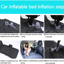 Onirii Inflatable Car Air Mattress Bed with Back Seat Pump Portable Travel,Camping,Vacation,Sleeping Blow-Up Pad fits SUV,RV,Truck,Minivan/Compact Twin Size