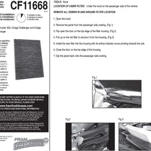 FRAM Fresh Breeze Cabin Air Filter Replacement for Car Passenger Compartment w/ Arm and Hammer Baking Soda, Easy Install, CF11182 for Select Acura and Honda Vehicles