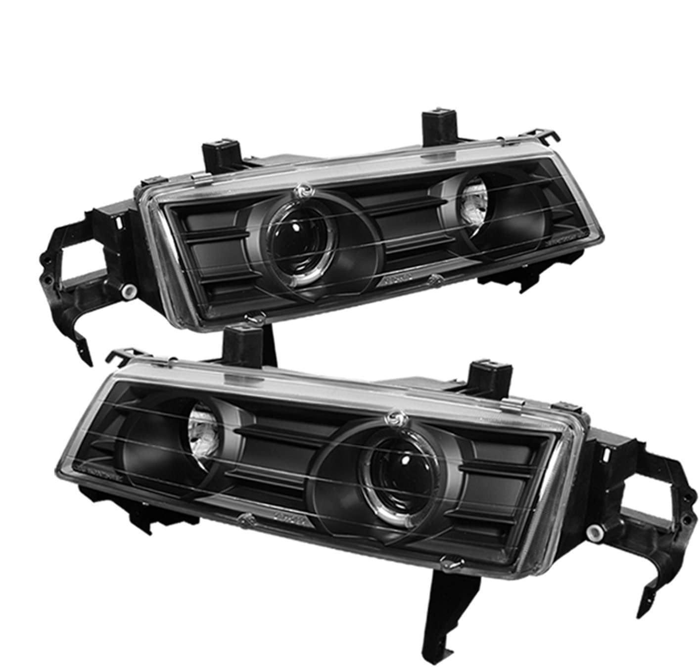 Spyder Auto 5010995 LED Halo Projector Headlights Black/Clear