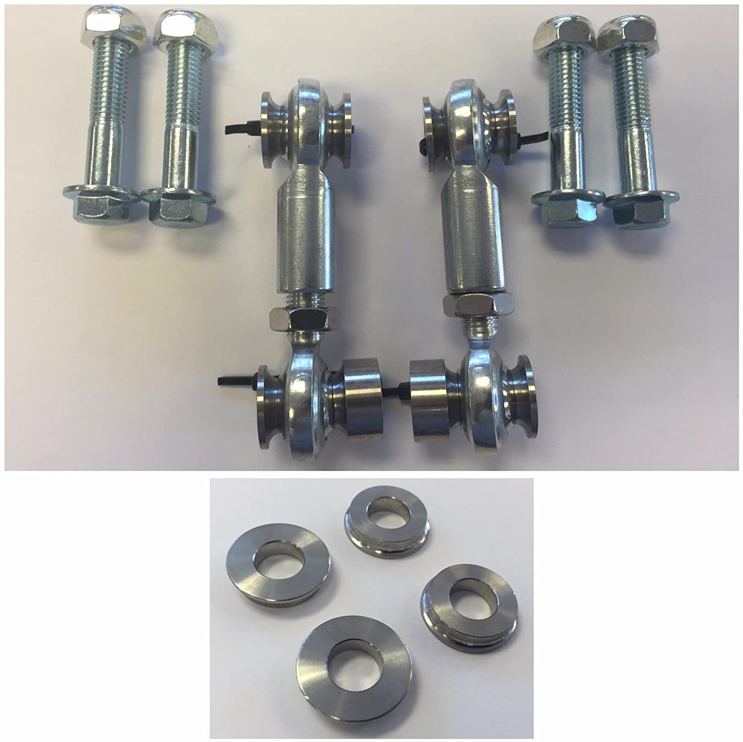 1320 Performance Rear adjustable Sway Bar End Links & SS sway bar inserts Type R