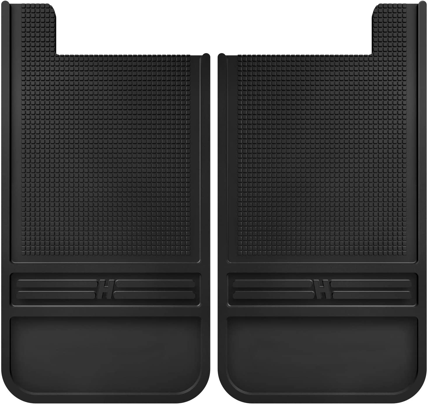 Husky Liners Rubber Rear Mud Flaps - 12IN w/o Weight
