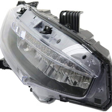For Honda Civic Headlight 2016 17 18 2019 Passenger Side | LED | Coupe/Hatchback/Sedan | HO2503176 | 33100TBAA11