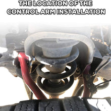 KSP Upper Control Arm Fit for Sierra Silverado, Tubular Fit 2-4" lift for 14-18 Silverado Sierra 6-Lug 2WD/4WD OE stamped steel and aluminum arms