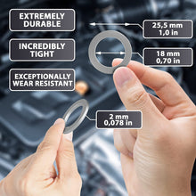 15pcs Oil Drain Plug Crush Rubber Washer Gasket Black Seal – 12mm Replacement for Buick/Cadillac/Chevrolet/GMC/Hummer/Oldsmobile/Pontiac/Saturn - OEM 12616850 Fits for GM 1975-2021 by AUTOMAJOR