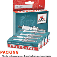 MIKKUPPA Original Spark Plug, Replacement for 05-11 Toyota Tacoma, 07-11 Toyota 4Runner, 07-12 Toyota FJ Cruiser, Replace K20HR-U11 3381, LFR6A11 3672 Pack of 4