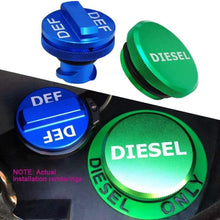 choolo Diesel Fuel Cap Compatible with Dodge,Billet Aluminum Fuel Cap,Magnetic Ram Diesel Billet Aluminum for 2013-2018 Dodge Ram Truck 1500 2500 3500 with New Easy Grip Design(Green)